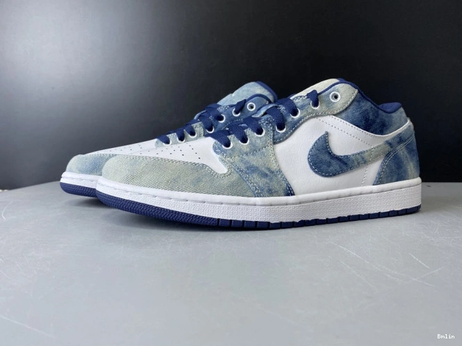 Washed Air Jordan Low 1 CZ8455-100 Denim 0823